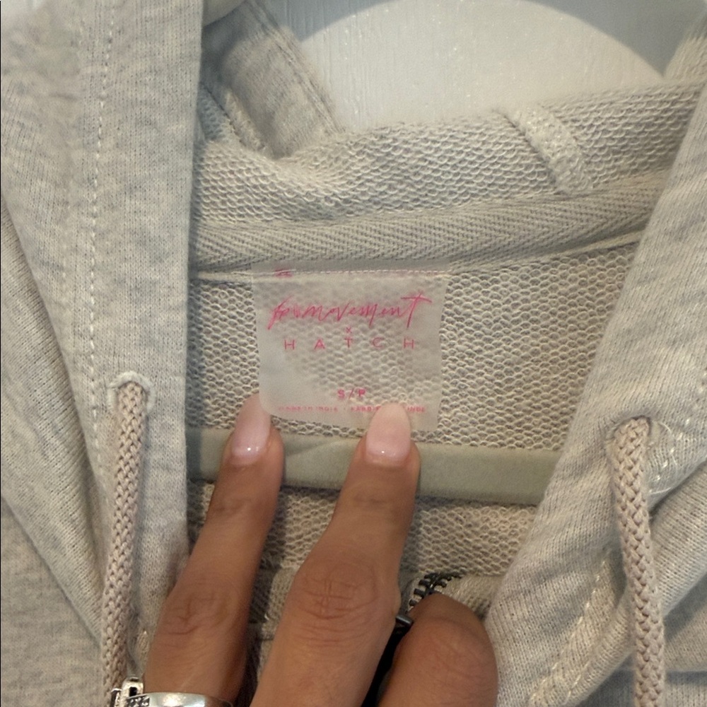 FP Movement X Hatch Maternity Warm Up Jumpsuit Heather grey - Picture 8 of 11